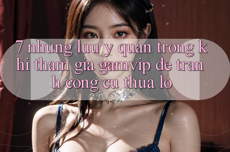 7. Những Lưu Ý Quan Trọng Khi Tham Gia Gamvip Để Tránh Công cụ thua lỗ 7. Những Lưu Ý Quan Trọng Khi Tham Gia Gamvip Để Tránh Công cụ thua lỗ