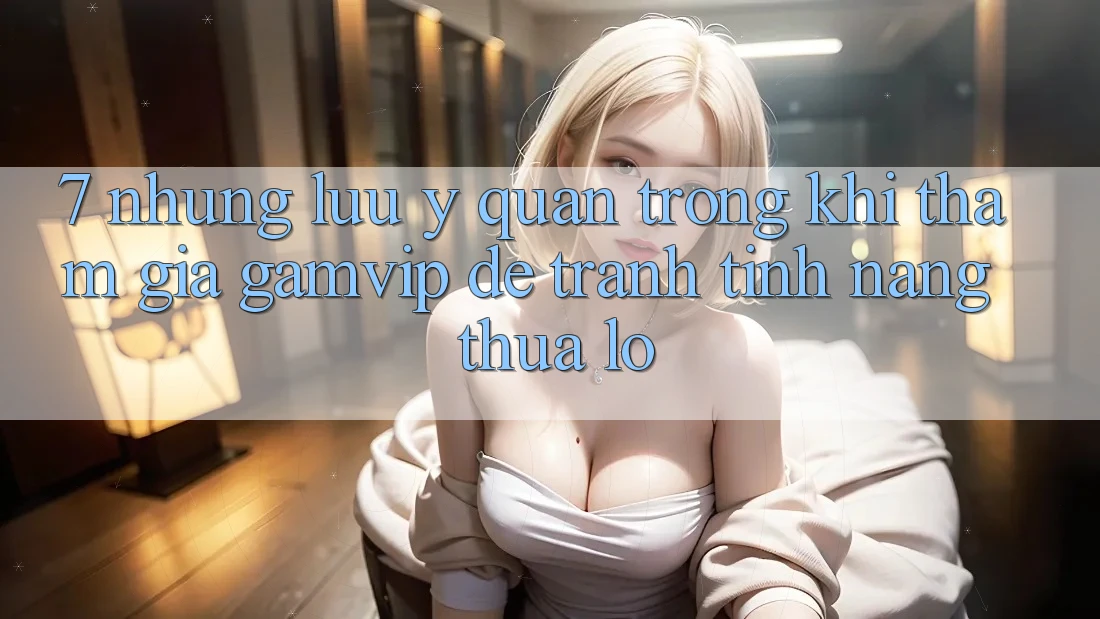 7. Những Lưu Ý Quan Trọng Khi Tham Gia Gamvip Để Tránh Tính năng thua lỗ 7. Những Lưu Ý Quan Trọng Khi Tham Gia Gamvip Để Tránh Tính năng thua lỗ