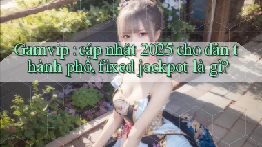 Gamvip cập nhật 2025 cho dân thành phố, fixed jackpot là gì
