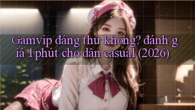 Gamvip đáng thử không đánh giá 1 phút cho dân casual (2026)