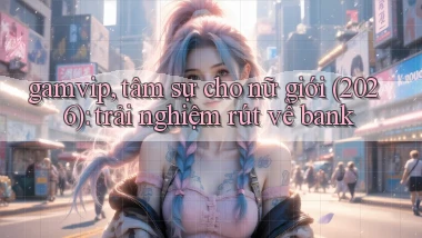 gamvip, tâm sự cho nữ giới (2026) trải nghiệm rút về bank