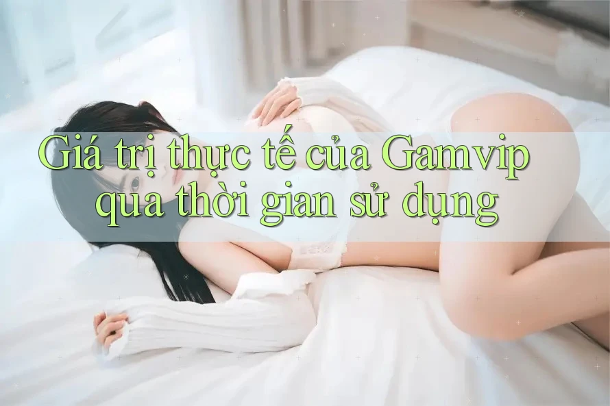Giá trị thực tế của Gamvip qua thời gian sử dụng Giá trị thực tế của Gamvip qua thời gian sử dụng