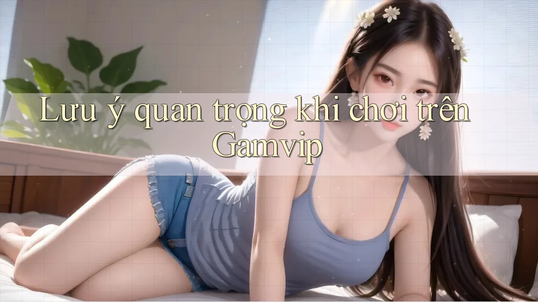 Lưu ý quan trọng khi chơi trên Gamvip Lưu ý quan trọng khi chơi trên Gamvip