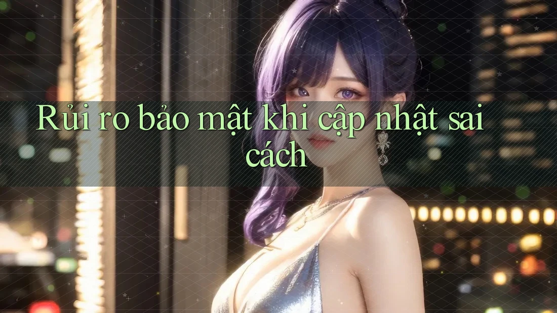 Rủi ro bảo mật khi cập nhật sai cách