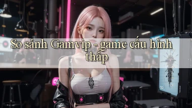 So sánh Gamvip   game cấu hình thấp