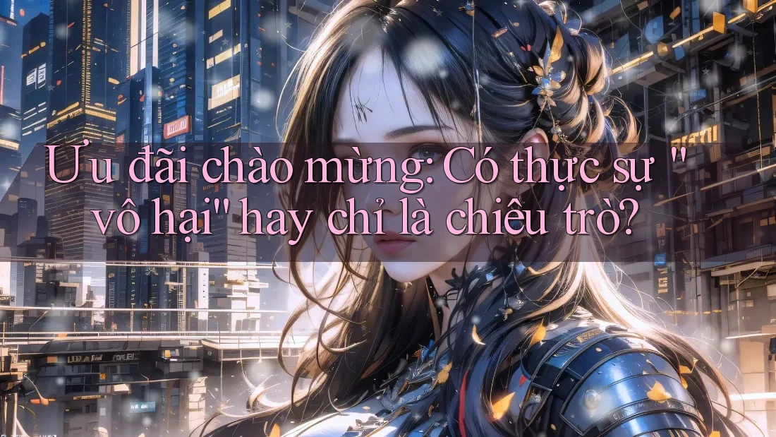 Ưu đãi chào mừng: Có thực sự “vô hại” hay chỉ là chiêu trò? Ưu đãi chào mừng: Có thực sự “vô hại” hay chỉ là chiêu trò?